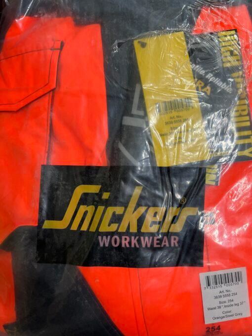 Hi-Vis зимни работни панталони Snickers Workwear 3639 Class 2 - Image 5