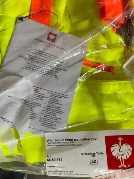 Hi-vis Къси работни панталони Engelbert Strauss Motion 2020 - Image 2