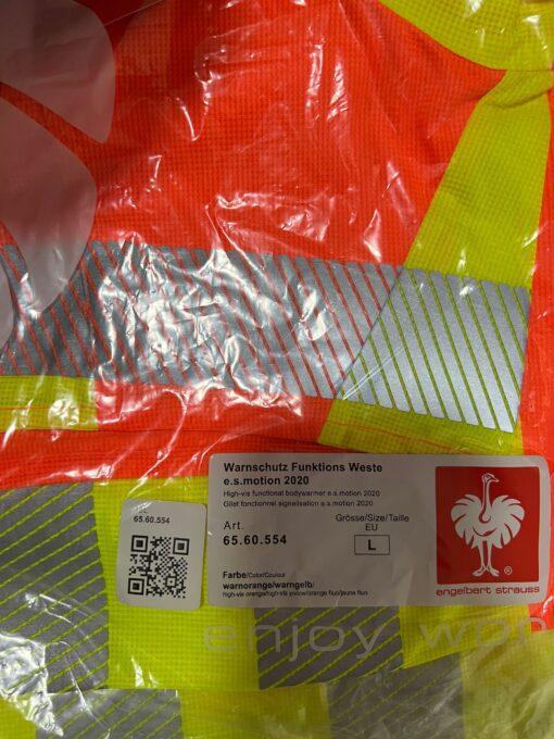Hi-Vis функционален работен елек Engelbert Strauss Motion 2020 - Image 3