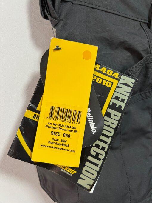 Работен панталон Snickers Workwear 3223 с външни джобове - Image 3