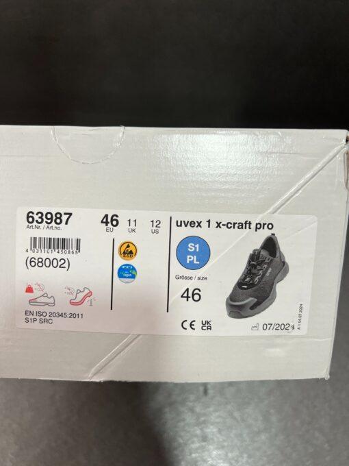 Работни обувки Uvex x-craft pro S1P, 68002 - Image 9