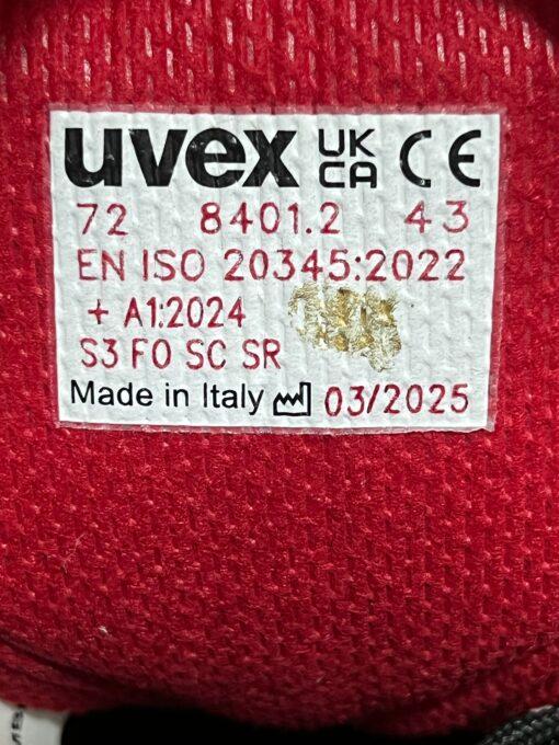 Работни обувки Uvex quatro pro S3, 84012 - Image 5