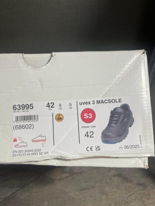 Работни обувки Uvex 3 Macsole S3, 68602 - Image 7