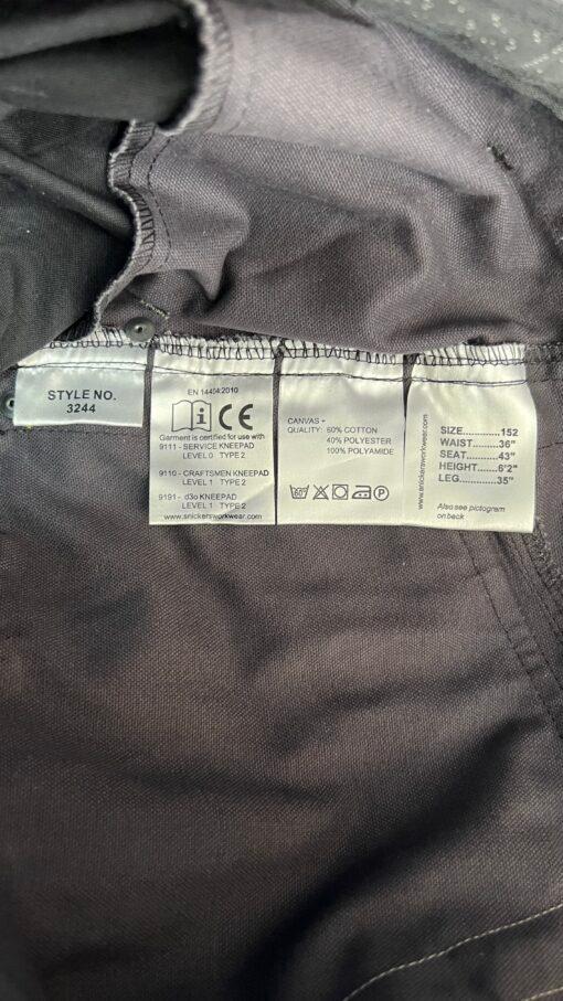 Работен панталон Snickers Workwear 3244 XTR Canvas+ - Image 4