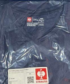 Тениска Engelbert Strauss Cotton Stretch V-Neck