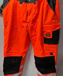 Hi-Vis зимни работни панталони Snickers Workwear 3639 Class 2